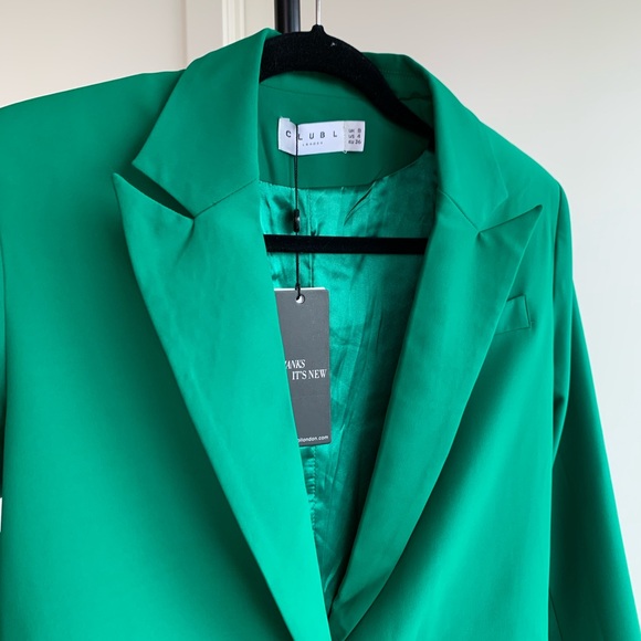 NWT Green Two Piece Pantsuit Set - Picture 6 of 12